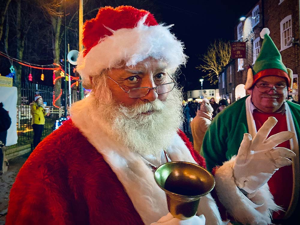 Santa at Lincoln Christmas Market